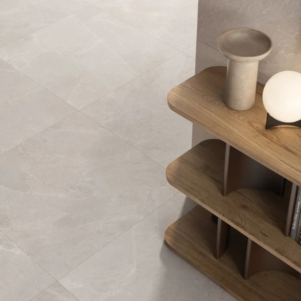 Pavimento Cerámico Beige en Forma Cerámicas